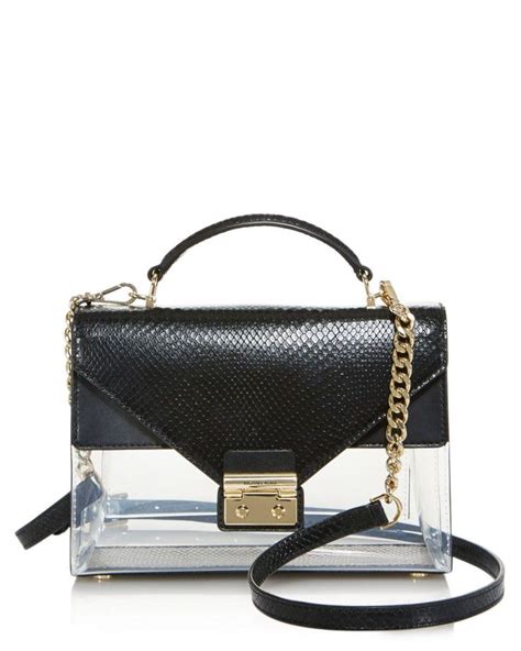 michael michael kors sloan clear satchel 100 exclusiv|michael michael kors sloan medium double flap satchel.